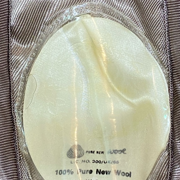 Brown Gray Blue made in Britain Tweed 100% Wool Hat 7 3/8 men’s - Picture 5 of 8